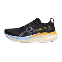 plus会员：ASICS 亚瑟士 跑步鞋男鞋缓震回弹运动鞋跑鞋GEL-NIMBUS 26 LITE-SHOW 黑色