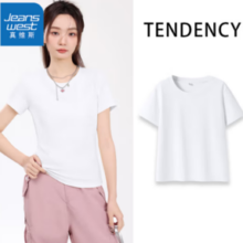 JEANSWEST 真维斯 纯棉短袖t恤女士