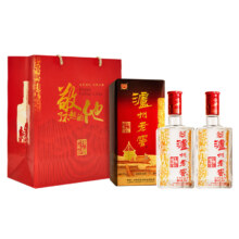 泸州老窖 六年窖头曲 浓香型白酒 52度 500ml*2瓶*2件