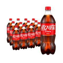 Plus会员、概率券：Coca-Cola 可口可乐汽水 碳酸饮料 888ml*12瓶 家庭聚会 整箱装