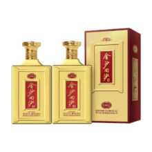 PLUS会员：JINSHA 金沙 回沙酒 纪年酒1985 53度酱香型白酒 500mL 2瓶 礼盒装