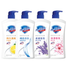 京东PLUS、需凑单、送PLUS年卡：舒肤佳健康净护沐浴露 650g*4(纯白+柠檬+薰衣草+樱花)