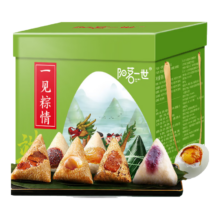 plus会员，概率券:阳茗一世粽子礼盒8粽2鸭蛋1310g +凑单