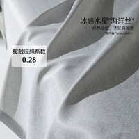 MERCURY 水星家纺 冰丝凉席三件套