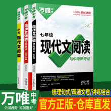 24万唯中考初中现代文阅读理解课外文言文语文专项训练复习资料书