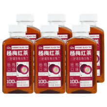 PLUS会员：轻空 杨梅红茶 300ml*6瓶