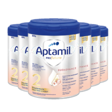 爱他美（Aptamil）德国白金版婴儿配方奶粉 2段 800g*6罐