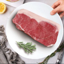 PLUS会员、百亿补贴：恒都进口原切西冷牛排800g（4片装）  黑椒酱20g*4  *4件+赠品 （同款一件）