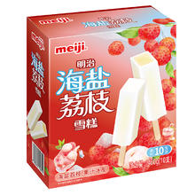 meiji 明治 雪糕白桃乌龙+香草+芝芝西柚葡萄+海盐荔枝（36支）