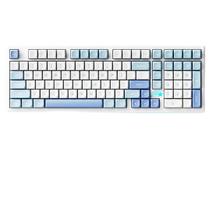 VTER galaxy100 三模铝坨坨机械键盘 101键 汉白玉轴