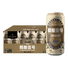 百亿补贴：1号会员店 精酿壹号 德式小麦白啤酒 500mI*24听 进口酒花 麦香浓郁醇厚