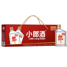 LANGJIU 郎酒 经典小郎酒歪嘴郎 45度 兼香型白酒 100ml*6瓶 （新老包装）