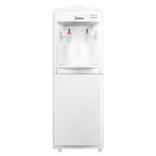 PLUS会员:美的（Midea）饮水机家用桶装水立式办公室温热型多重防干烧大储物柜饮水器MYR718S-X