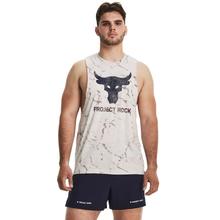 安德玛 德玛 UNDERARMOUR）Project Rock强森男子训练运动背心1373787 白色114 S
