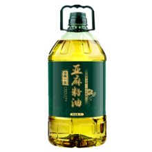 PLUS会员、京东百亿补贴: 好运花 冷榨一级亚麻籽油 5L