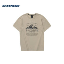 斯凯奇（SKECHERS）中性针织短袖T恤衫 L223U052-00V8 S