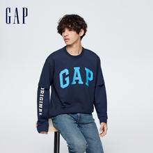 Gap 盖璞 男装春季2024新款撞色LOGO简约基础款（多款可选）