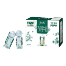 plus会员:特仑苏有机纯牛奶全脂灭菌乳利乐梦幻盖250ml10盒 *3件