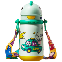babycare 儿童保温杯 学饮杯 吸管杯 450ml*2件+凑单