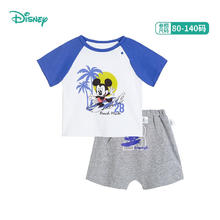 Disney 迪士尼 儿童短袖短裤套装