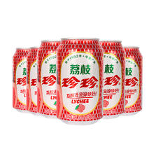 88VIP会员：珍珍 荔枝 果味型汽水 6听