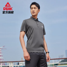 PLUS会员：匹克（PEAK）运动T恤男女夏季翻领短袖polo衫*2件