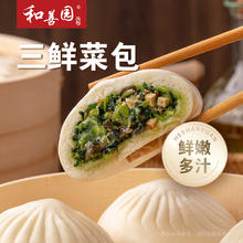和善园 三鲜菜包 780g 12只 家庭装 儿童早餐面点 加热即食 方便快
