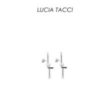 LUCIA TACCI 原创设计师｜围栏系列锆石金属异型百搭耳钉耳饰女