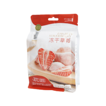 plus会员、概率券:有零有食 冻干草莓干38g/袋＊6件