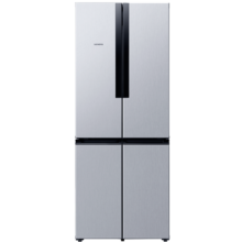 西门子(SIEMENS) 478升 变频混冷十字双开门四开门家用冰箱  大容量 以旧换新KM47EA16TI拉丝银