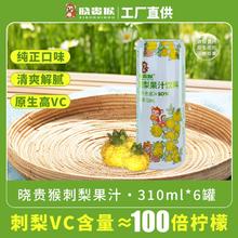 晓贵猴 刺梨果汁饮料 310ml*6罐