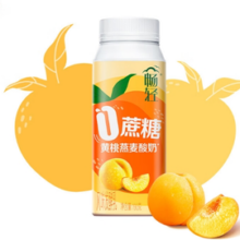 SHUHUA 舒化 伊利畅轻低温酸奶 0蔗糖 石桥黄桃燕麦190g*4