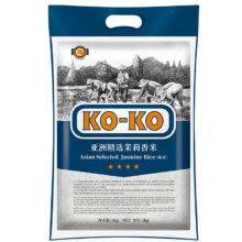 PLUS会员：KO-KO 亚洲精选茉莉香米 10斤*3件