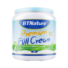 京东百亿补贴，PLUS会员:BTNature蓝胖子 全脂奶粉1kg*2件