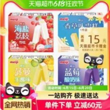 meiji 明治 雪糕海盐荔枝+香草+菠萝生椰+蓝莓酸奶（4盒/40支）