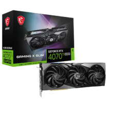 PLUS会员：微星（MSI）魔龙 GeForce RTX 4070 Ti SUPER 16G GAMING X SLIM  电竞游戏设计智能学习电脑独立显卡