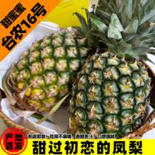 百亿补贴：自然搭档 宗海南甜蜜蜜凤梨新鲜爆甜金钻凤梨应季水果4.5斤整箱