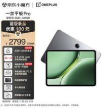 新品发售，OnePlus 一加  Pro 12.1英寸平板电脑 8GB+128GB WiFi版