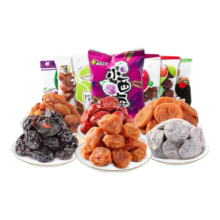 PLUS会员：华味亨 果干零食大礼包500g