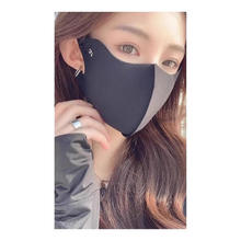 冰小漠2024新款防晒冰丝口罩女防紫外线护眼角夏季薄款立体面罩男 气质灰