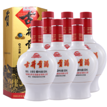 plus会员：古井贡酒六角贡 浓香型白酒 45度500ml*6瓶 整箱装