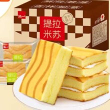泓一 提拉米苏夹心蛋糕400g  多款任选 *4件