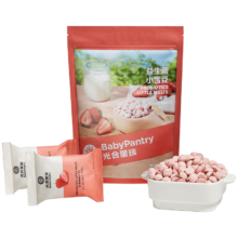光合星球（THE BABYPANTRY）babycare益生菌溶豆豆小雪豆宝宝零食 溶豆草莓味20g*4件