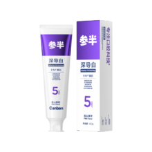 PLUS会员：NYSCPS 参半 深导白 Pro5美白牙膏 120g