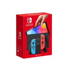 京东PLUS：Nintendo 任天堂 Switch OLED 游戏机 日版 红蓝色+日版 健身环大冒险