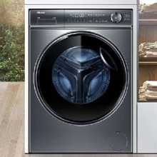618预售、plus会员：海尔（Haier） 滚筒洗衣机全自动家用直驱变频超薄平嵌10公斤大容量智能投放  368超薄直驱洗烘+525大筒+光等离子除菌+智投