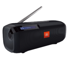 JBL 杰宝 TUNERFM 便携蓝牙音箱收音机二合一 黑色