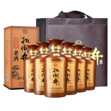 扳倒井 52度 老酒 口感浓香型 送礼礼品酒 山东白酒 52度 500mL 6瓶 整箱送礼品袋