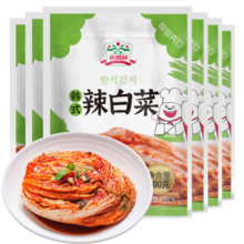 吉得利 泡菜 韩式辣白菜 甜辣味 韩国风味 酱菜咸菜下饭菜 100g*6