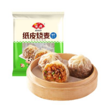 安井 纸皮烧麦 猪肉三丁馅烧卖 240g 4个装